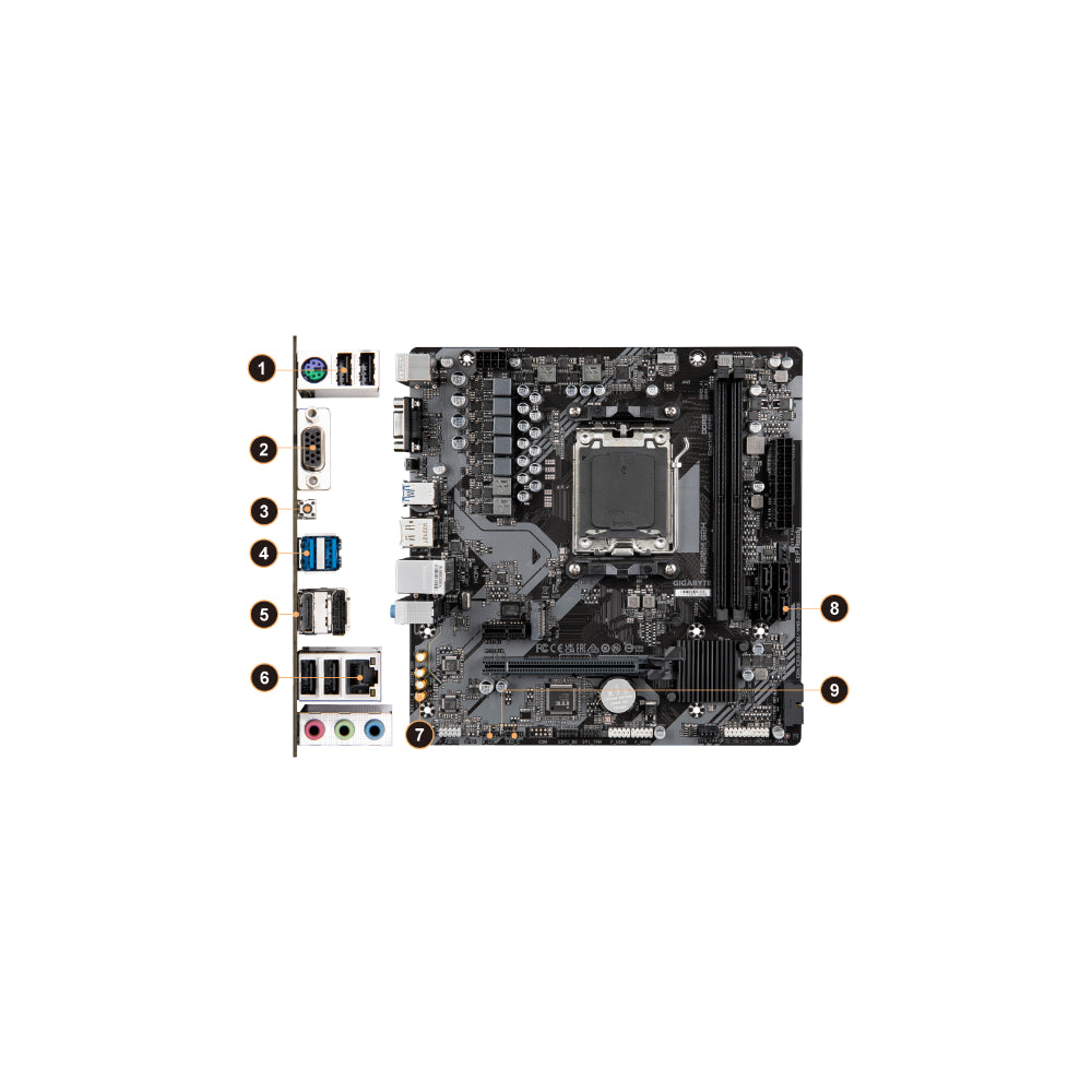 Gigabyte A620M S2H mATX