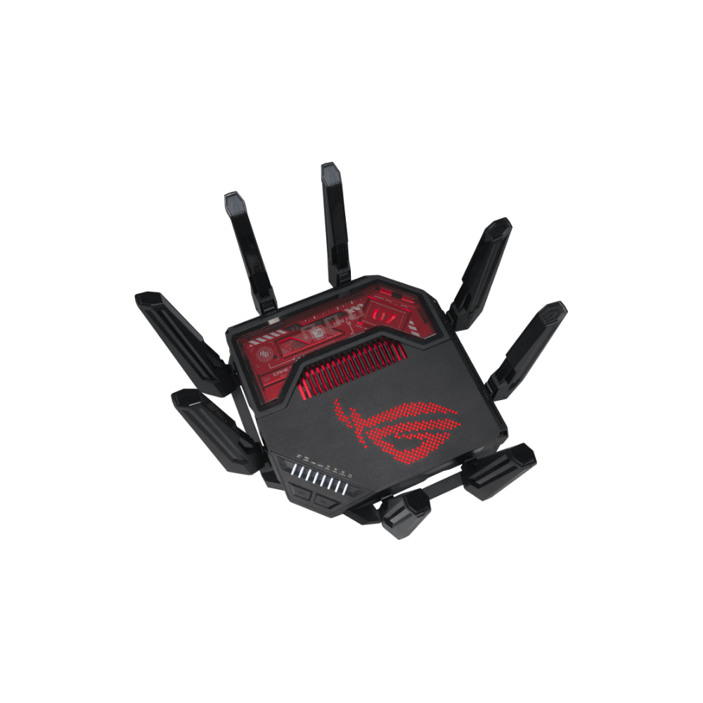 ASUS ROG Rapture GT-BE19000 Wi-Fi 7 - Trådlös spelrouter - Svart