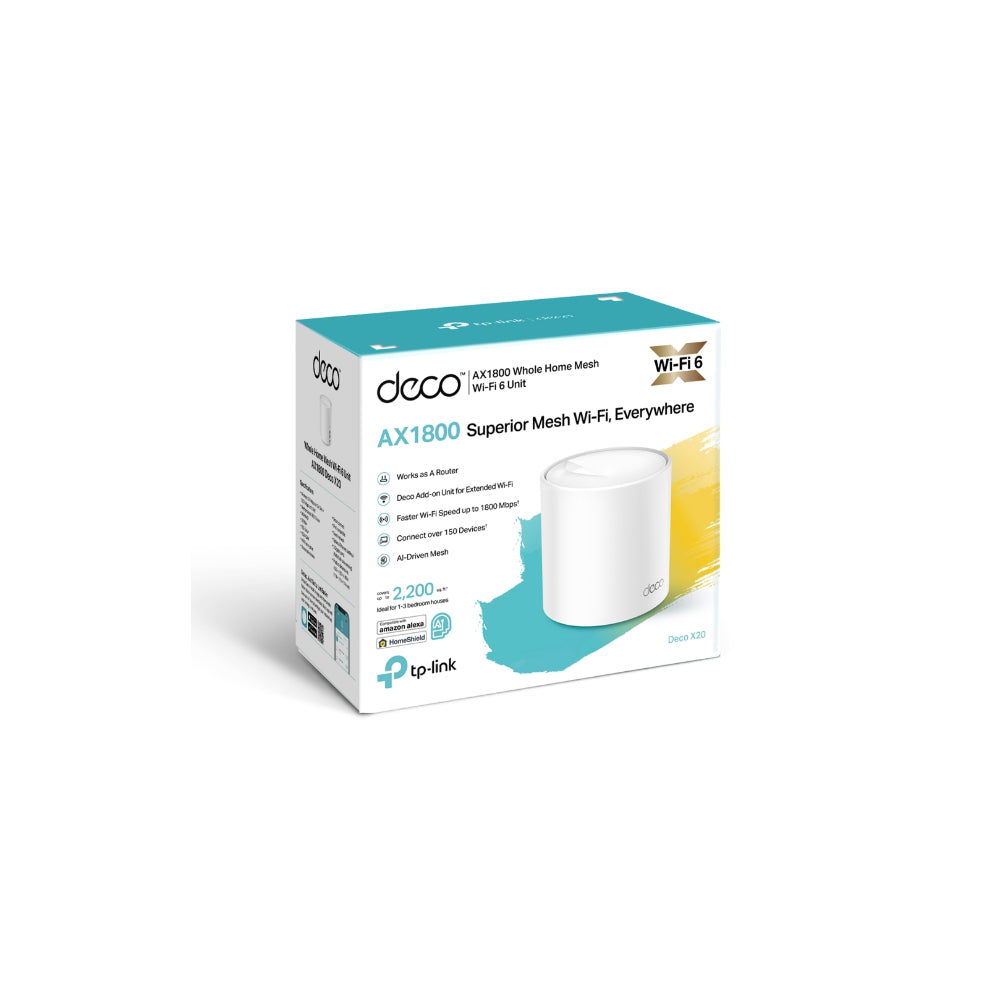 TP-Link Deco X20 Wi-Fi 6 Mesh-system (1-pack)