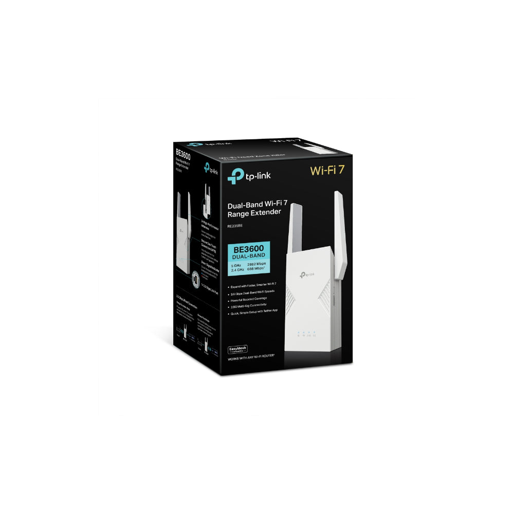 TP-Link RE235BE BE3600 Dual-Band Wi-Fi 7 Range Extender