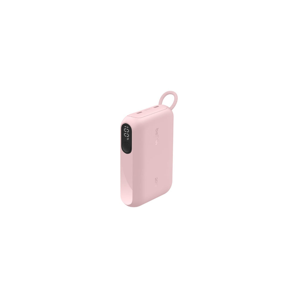 Belkin Powerbank 10000mAh PD20W med Display - Rosa