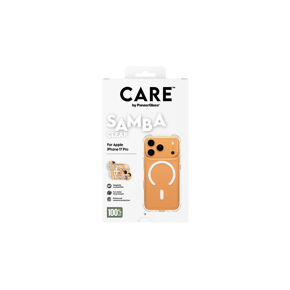 PanzerGlass CARE Samba iPhone 17 Pro - Transparent