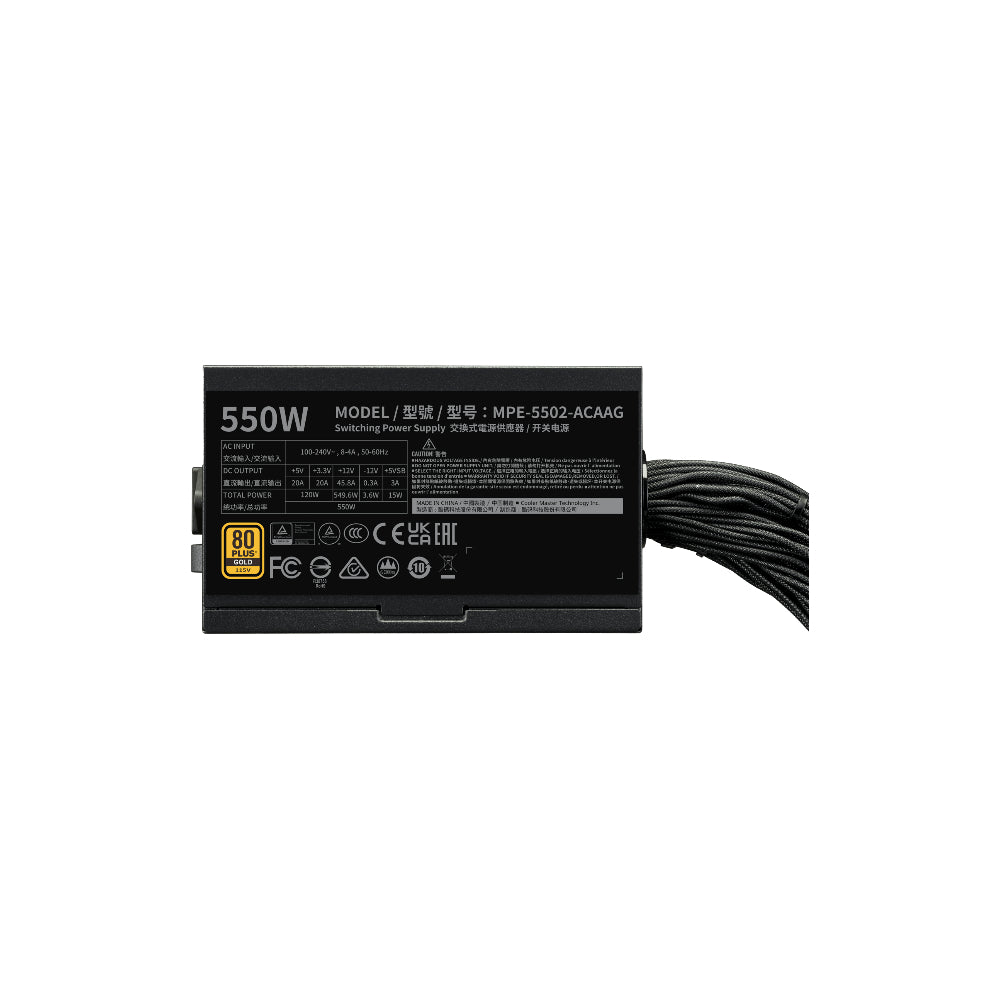 Cooler Master MWE Bronze V3 ATX 3.1 550W 80 Plus Bronze