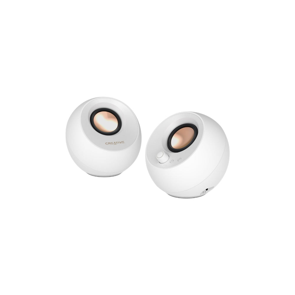 Creative Pebble Pro 2.0-kanal Datorhögtalare Vit