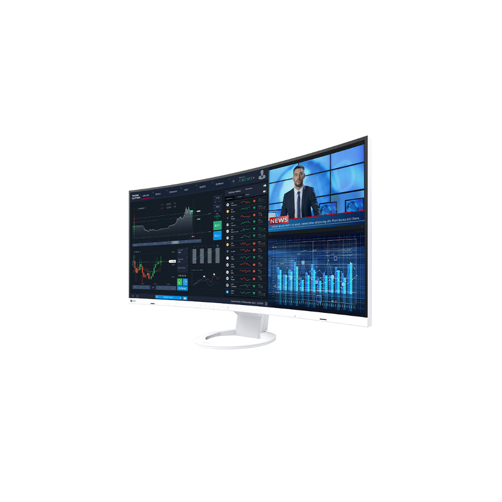 Eizo FlexScan EV3895-BK 38" - Ultrawide - Böjd - USB-C Dockfunktion - 3840x1600 - IPS - 60Hz