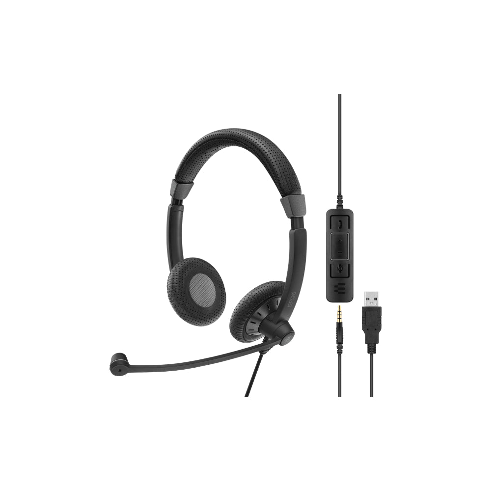 Sennheiser SC75 Kabel MS Teams Svart