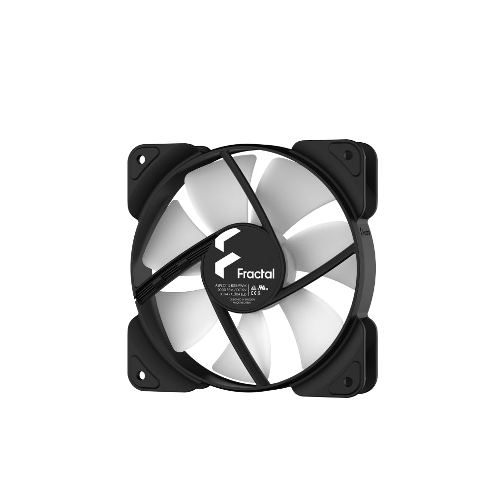 Fractal Design Aspect 12 RGB PWM 120mm Svart