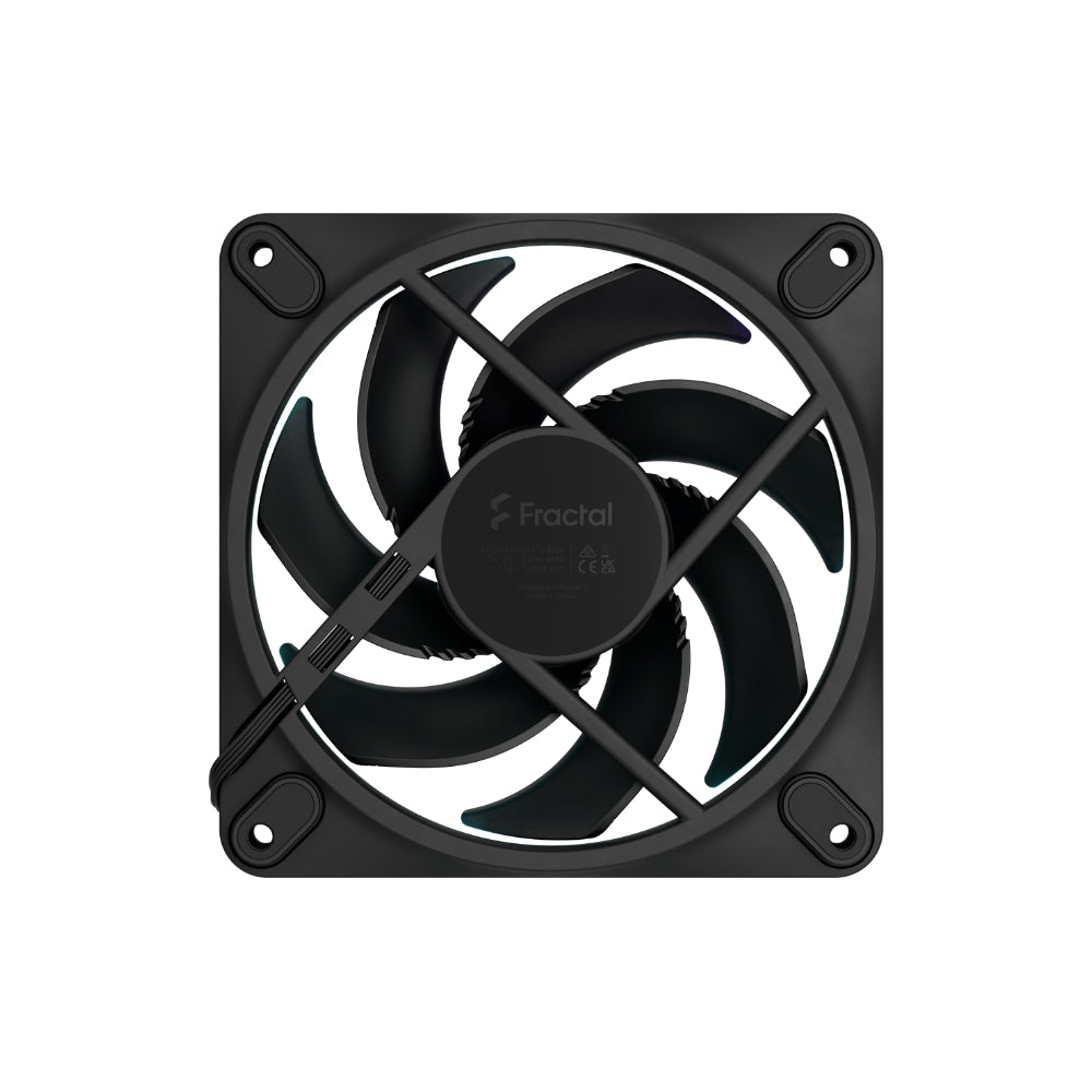 Fractal Design Momentum 12 RGB 3-pack 120mm Svart