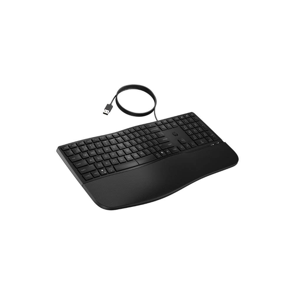 HP 485 Comfort tangentbord - Kabel Svart