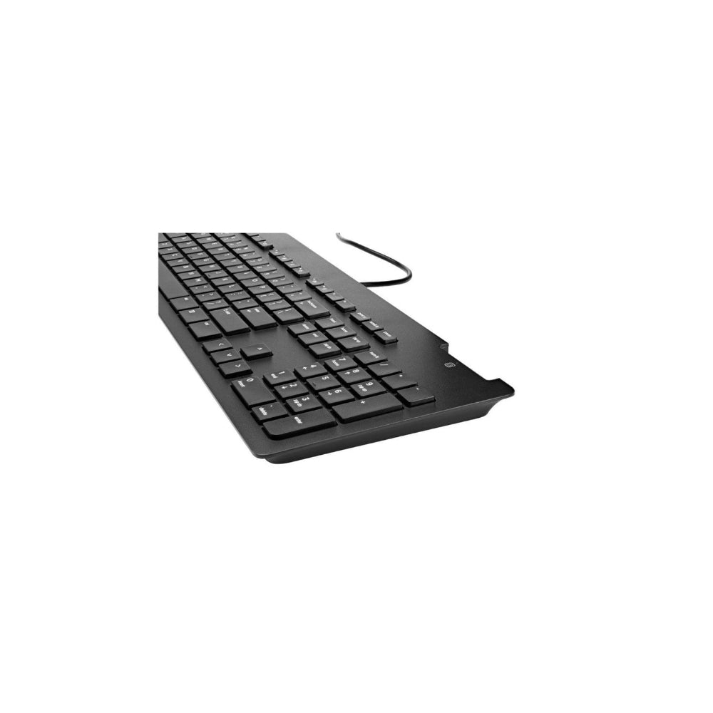 HP Business Slim v2 Smartcard-tangentbord - Kabel Svart