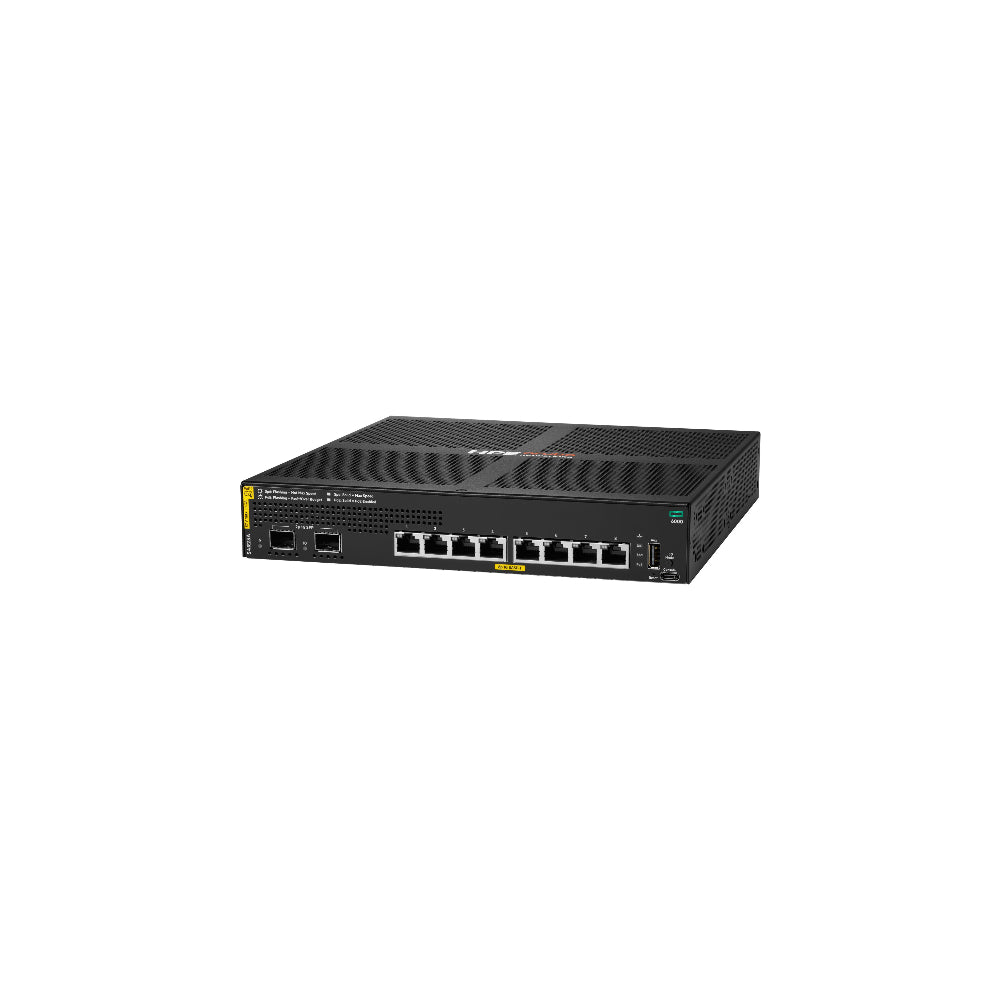 HPE Aruba Networking CX 6000 8p Class4 PoE 2p SFP 1G 67W Switch