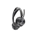 HP Poly Voyager Focus 2 med laddningsställ USB-C/A UC Svart