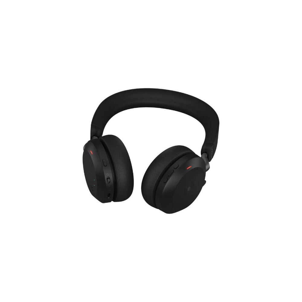 Jabra Evolve2 75 USB-C UC med laddningsställ Stereo Svart