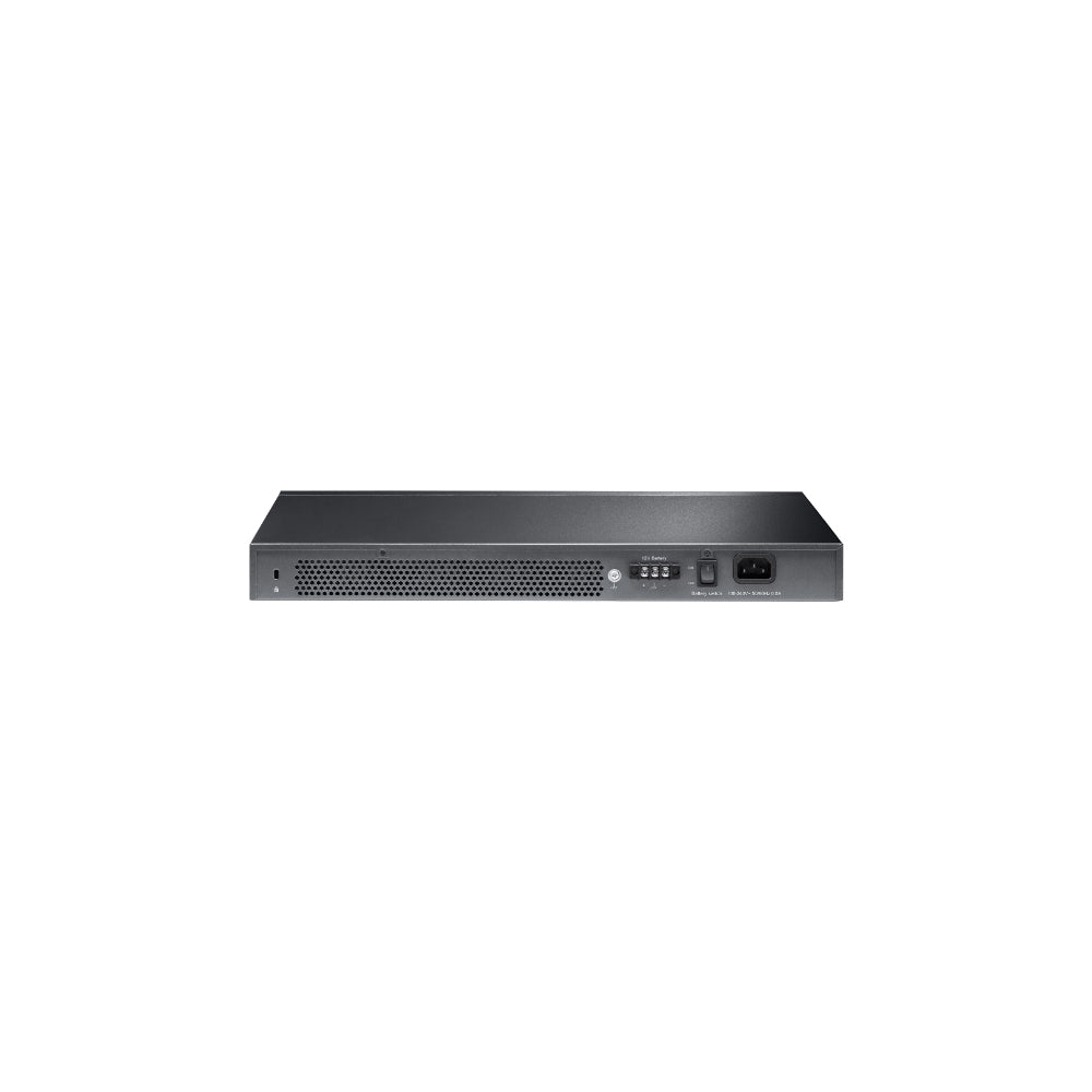 TP-Link TL-SG3428X-UPS V1 JetStream 24-Port Gigabit L2+ Managed Switch med 4 10GE SFP+ Slots & UPS Power Supply