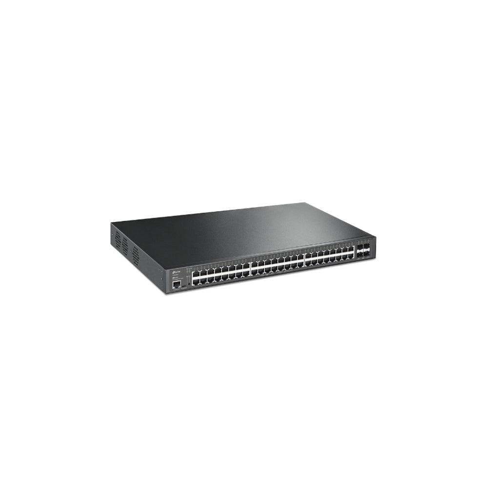TP-Link TL-SG3452XP JetStream 48-Port Gigabit and 4-Port 10GE SFP+ L2+ Managed Switch med 48-Port PoE+