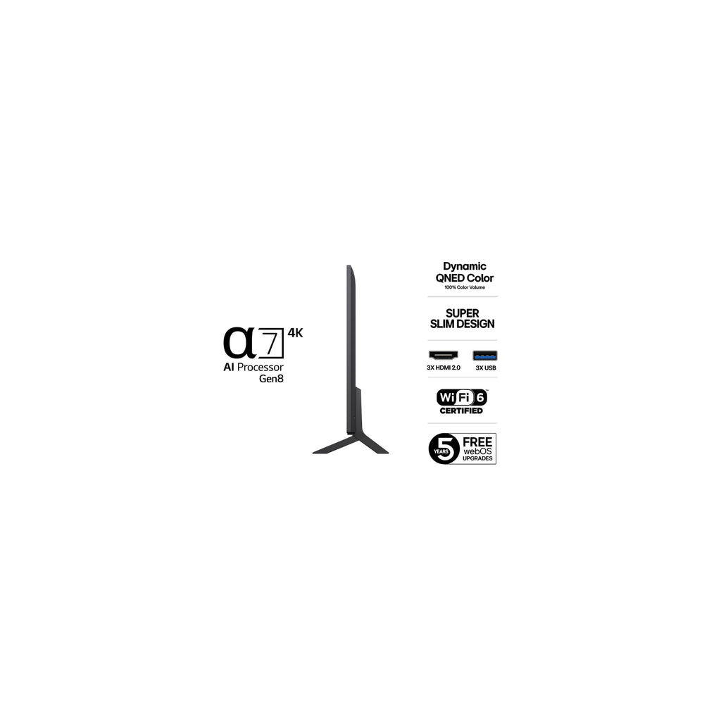 LG QNED AI 43QNED80A6A 43" - QNED 4K