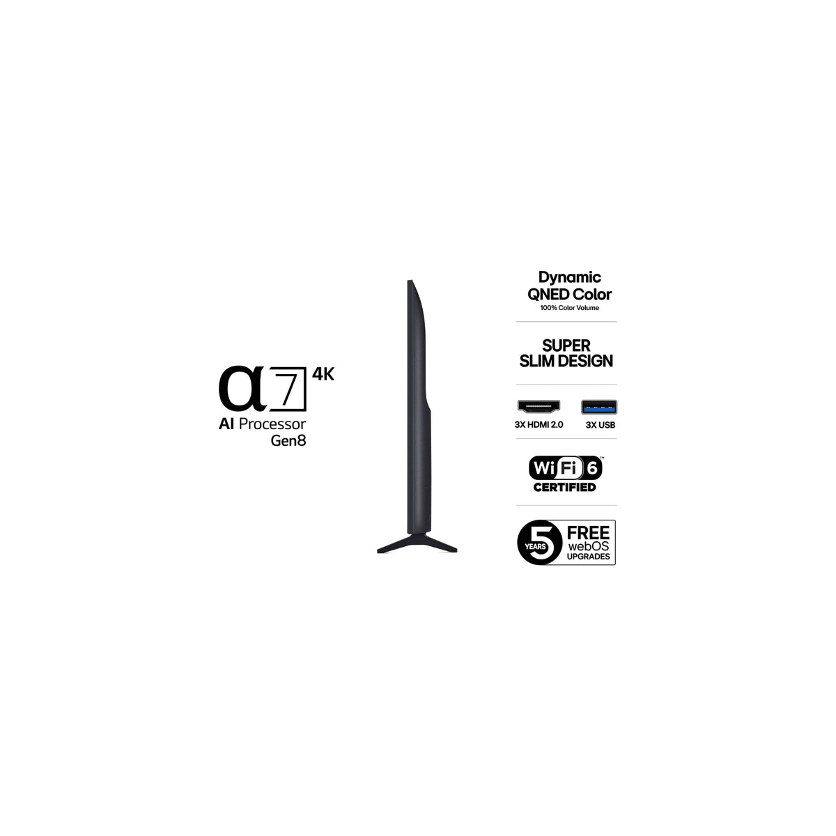 LG QNED70 Series 55QNED70B3C 55" - QNED 4K