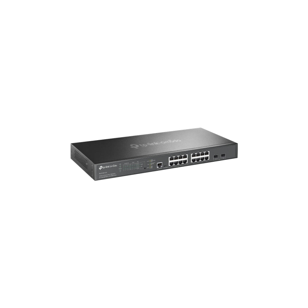 TP-Link SG3218XP-M2 V1.6 Omada 16-Port 2.5G and 2-Port 10GE SFP+ L2+ Managed Switch med 8-Port PoE+