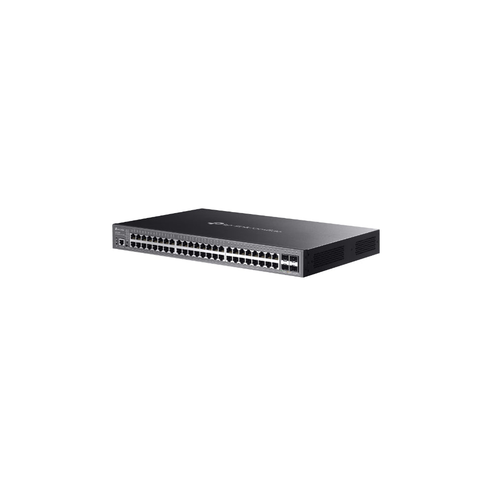 TP-Link SG5452XMPP(UN) Omada 48-Port Gigabit Stackable Lite L3 Managed PoE++ Switch med 4× 10G Slots