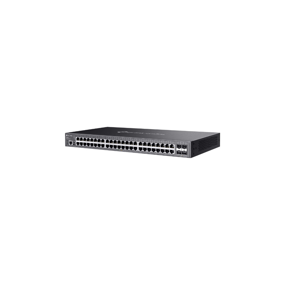 TP-Link SG5452X(UN) Omada 48-Port Gigabit Stackable Lite L3 Managed Switch med 4× 10G Slots