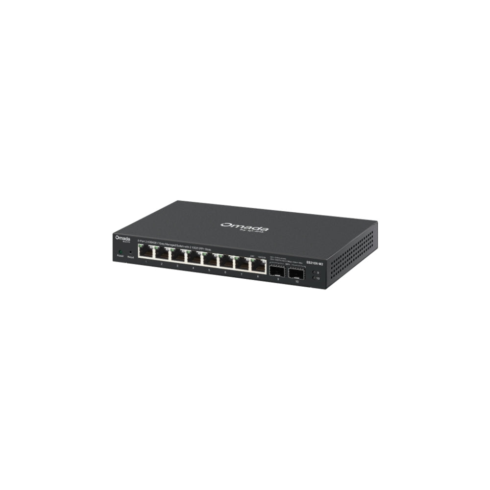 TP-Link ES210X-M2 Omada 8-Port 2.5G BASE-T Easy Managed Switch med 2 10GE SFP+ Slots