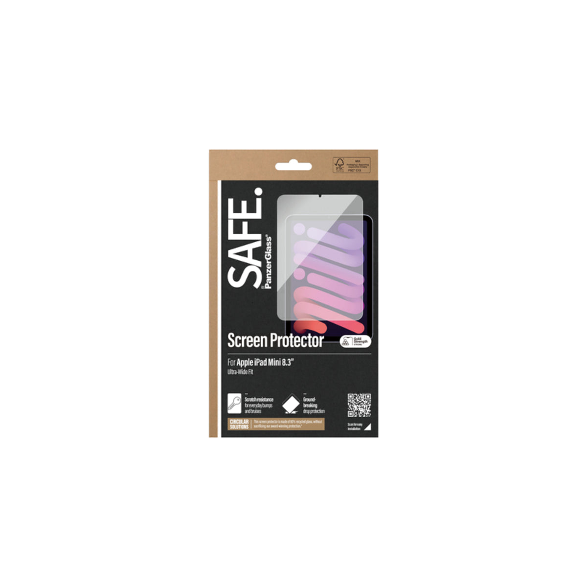SAFE by PanzerGlass - skärmskydd - iPad mini 6 8,3”