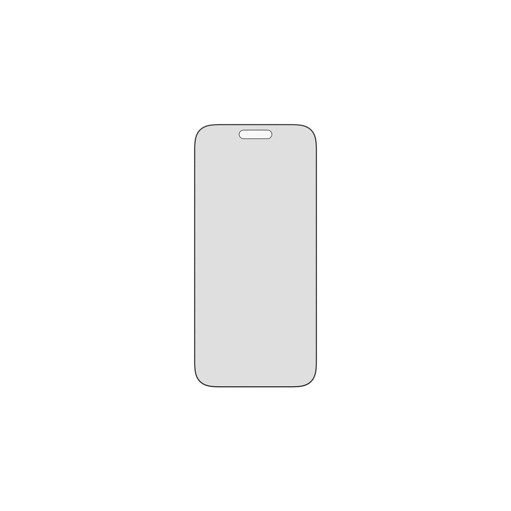 PanzerGlass Privacy filter med svart ram iPhone 17 Pro Max - Ultra-Wide Fit med fastfit