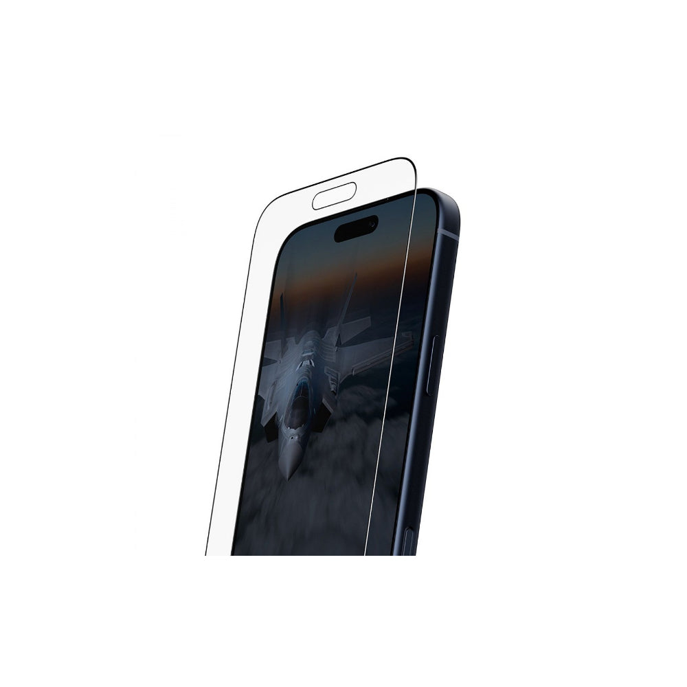 PanzerGlass Stealth Privacy filter med svart ram iPhone 17 Pro Max - Ultra-Wide Fit med Fastfit
