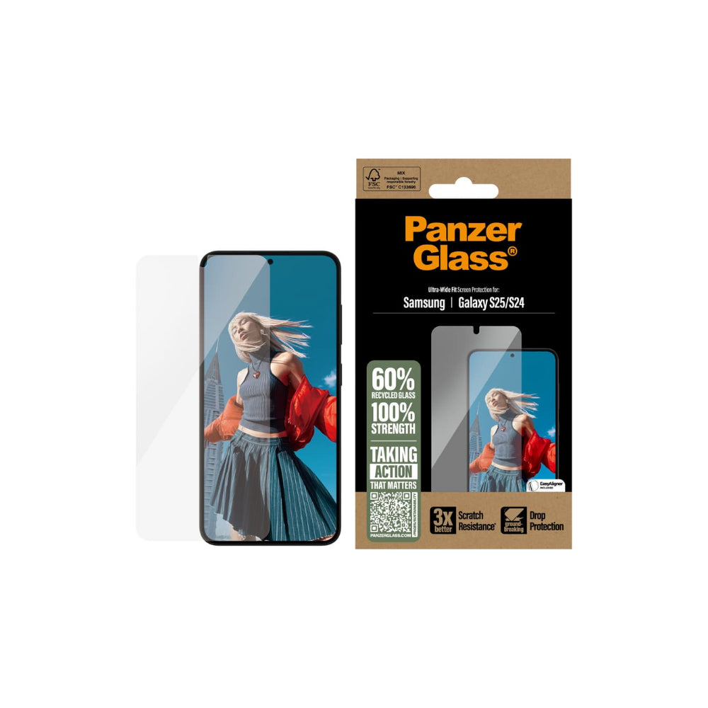 Panzerglass Ultra-Wide fit Galaxy S25