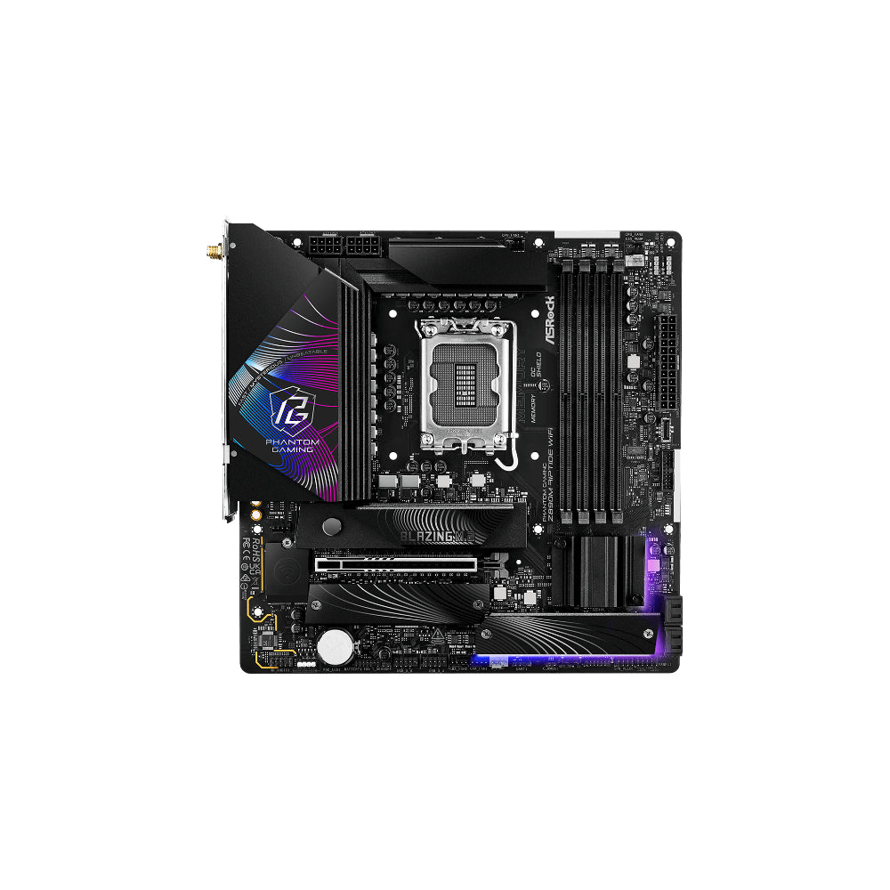 ASRock Phantom Gaming Z890M RIPTIDE Wi-Fi mATX LGA1851