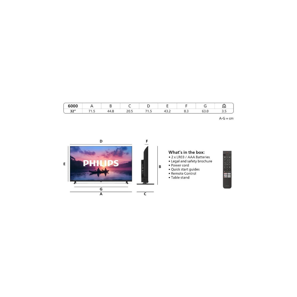 Philips 32PFS6000/12 32" - LED - Full HD