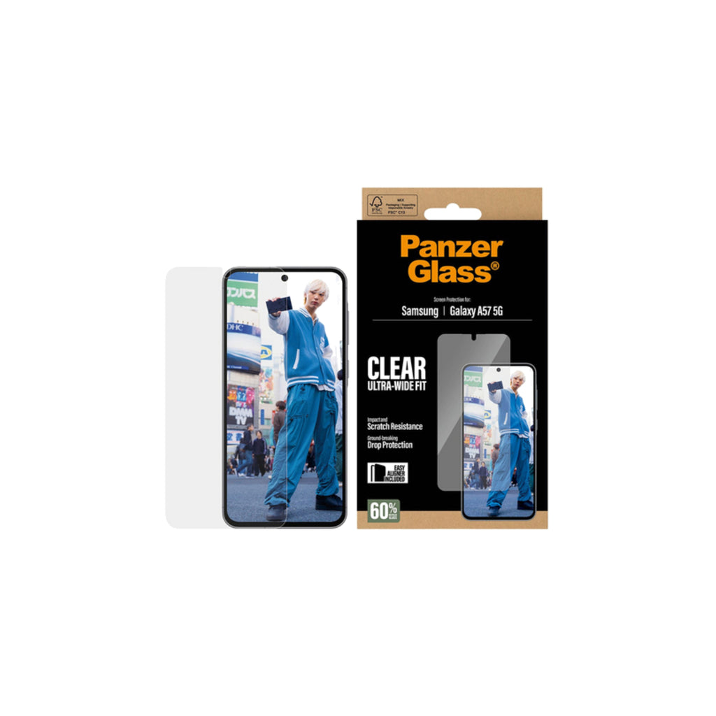 PanzerGlass Screen Protector Ultra-Wide Fit för Samsung Galaxy A57 5G