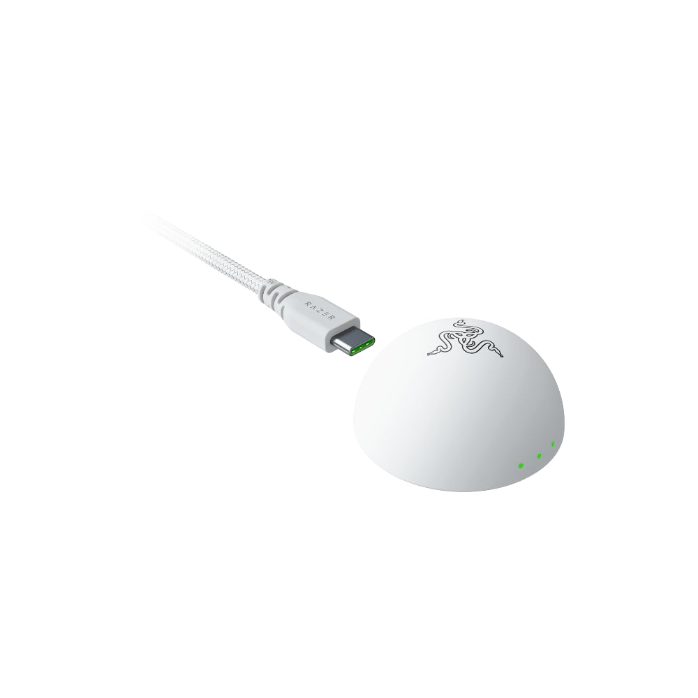 Razer DeathAdder V4 Pro Optisk Trådlös Vit
