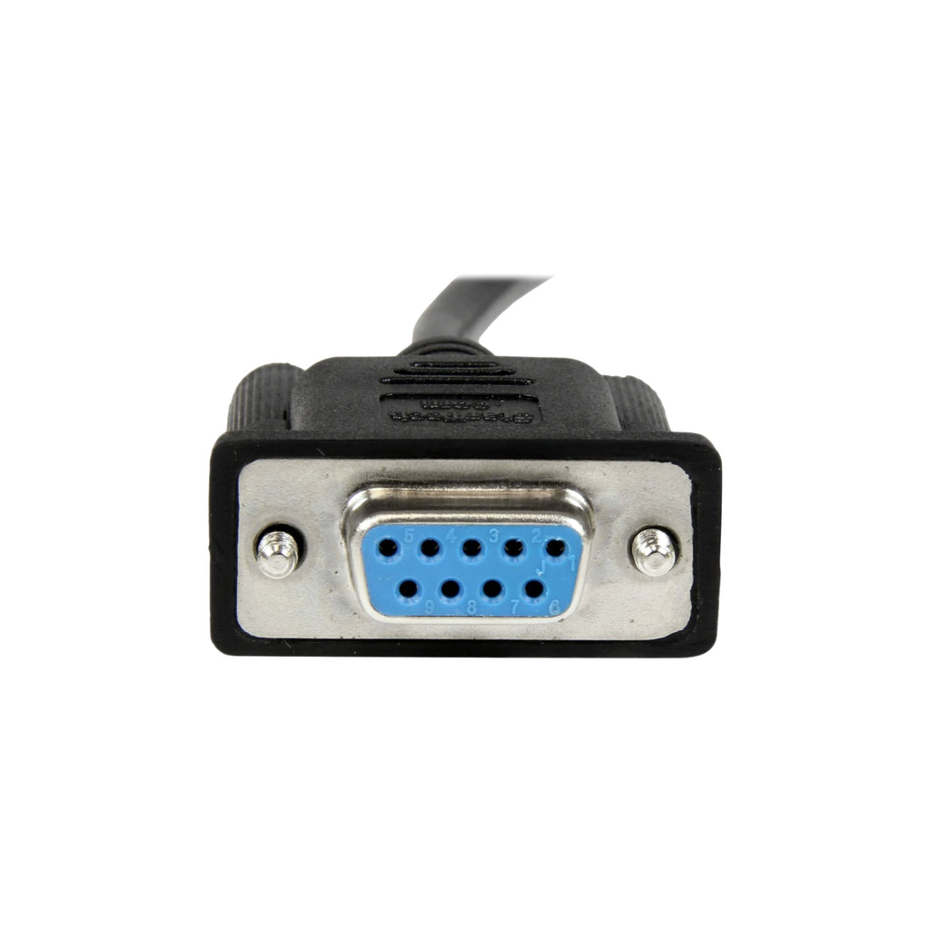 StarTech DB9 RS232 nollmodemkabel 2 m