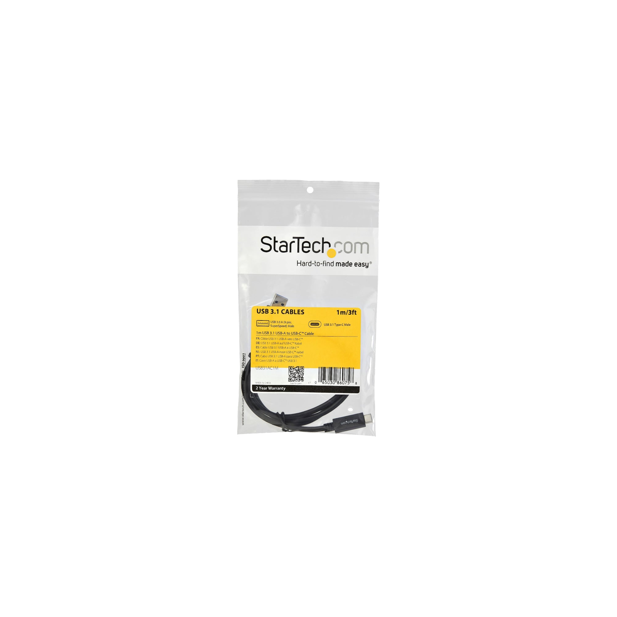 StarTech USB-C till USB-A-kabel 1 m