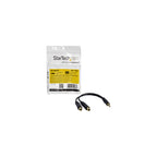 Startech - 6 Pc Speaker Y Splitter Cabl 1 X35 Mm Male To 2 X 35 Mm Fem Phono