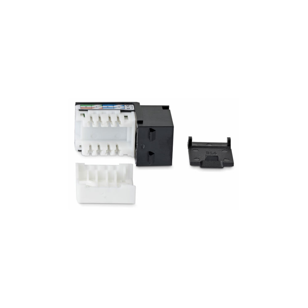 StarTech Keystone Jack CAT 6 RJ45 UTP 90° 110 IDC 24-pack – Svart