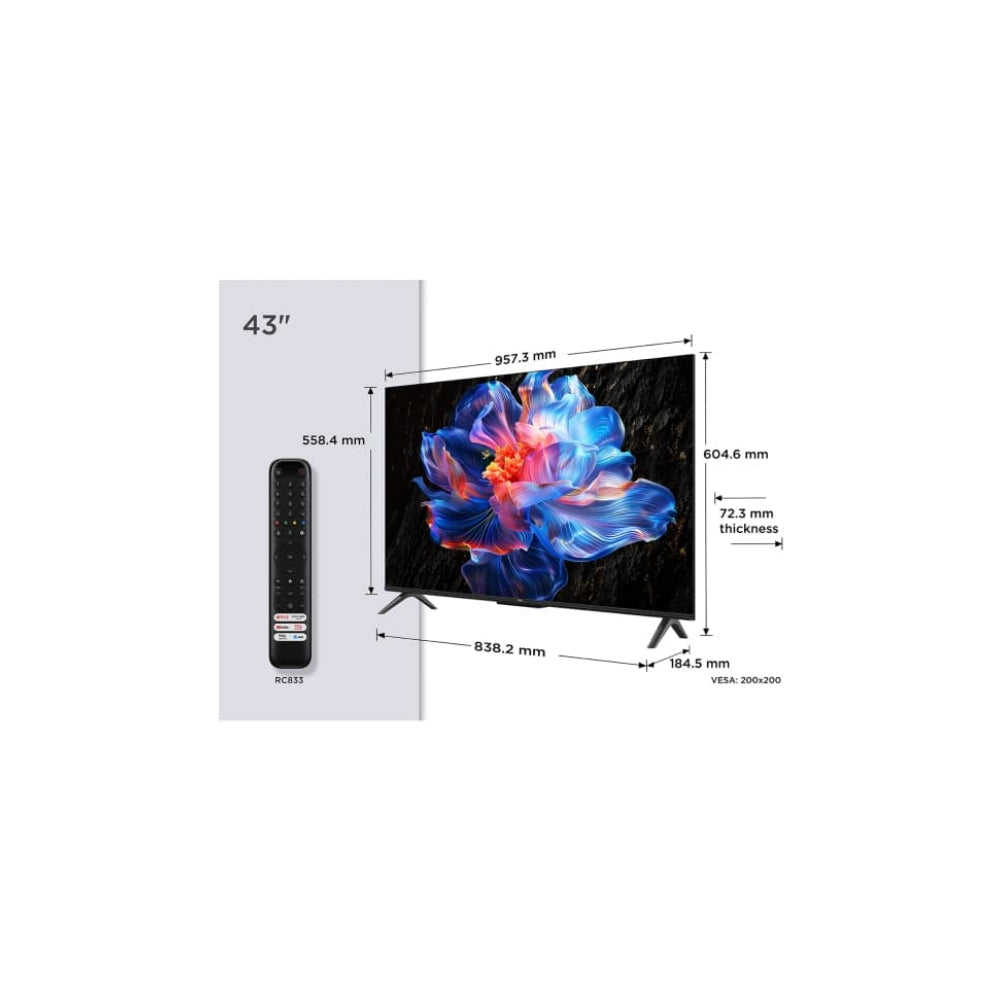 TCL 43P69K 43" 4K