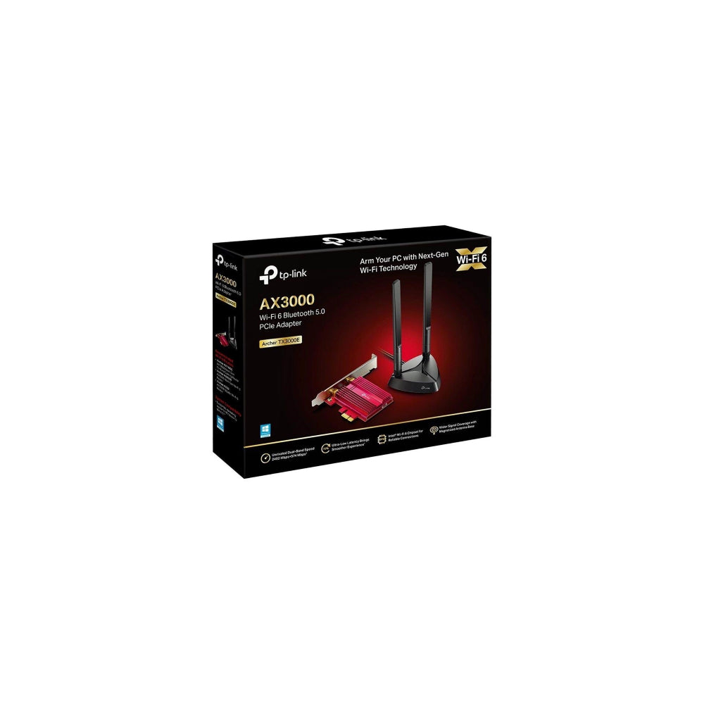 TP-Link Archer TX3000E Wi-Fi 6 Bluetooth 5.0 PCIe Adapter