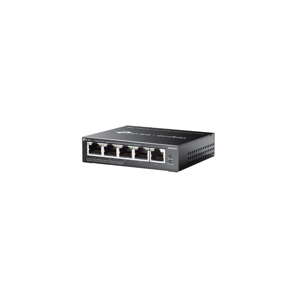 TP-Link Omada ES205GP 5-Port Gigabit Managed Switch med 4-Port PoE+