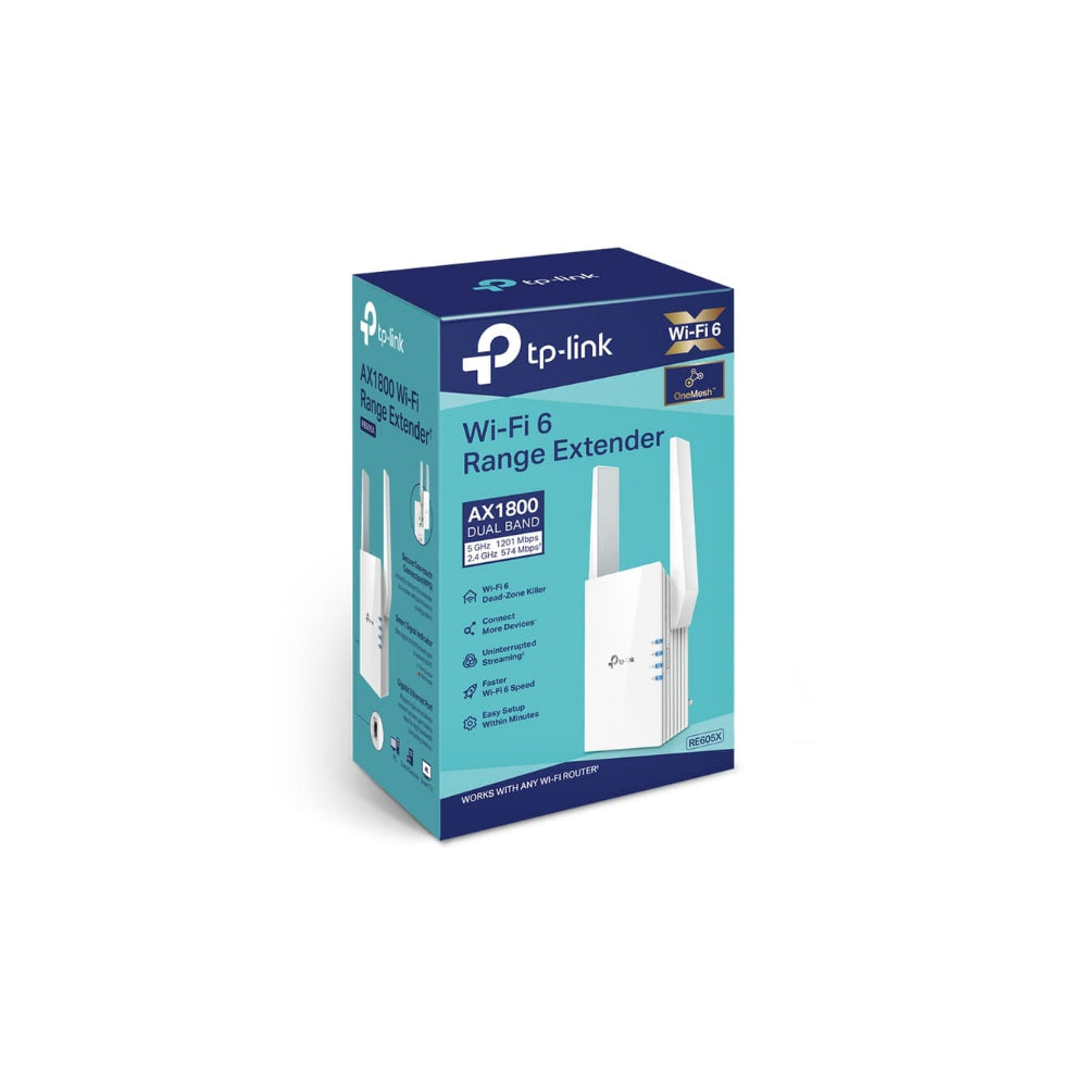 TP-Link RE605X AX1800 Wi-Fi 6 Range Extender