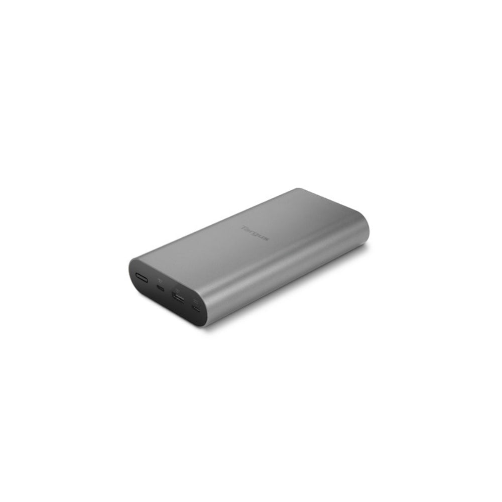 Targus 100W USB-C Powerbank APB080GL - 25000mAh - Silvergrå