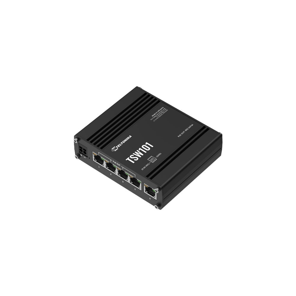 Teltonika TSW101 Gigabit PoE+ Switch 5-portar