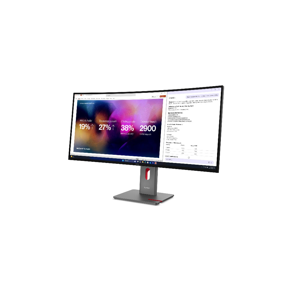 Lenovo ThinkVision P40WD-40  39.7" - Böjd Ultrawide USB-C 5120x2160 IPS 120Hz