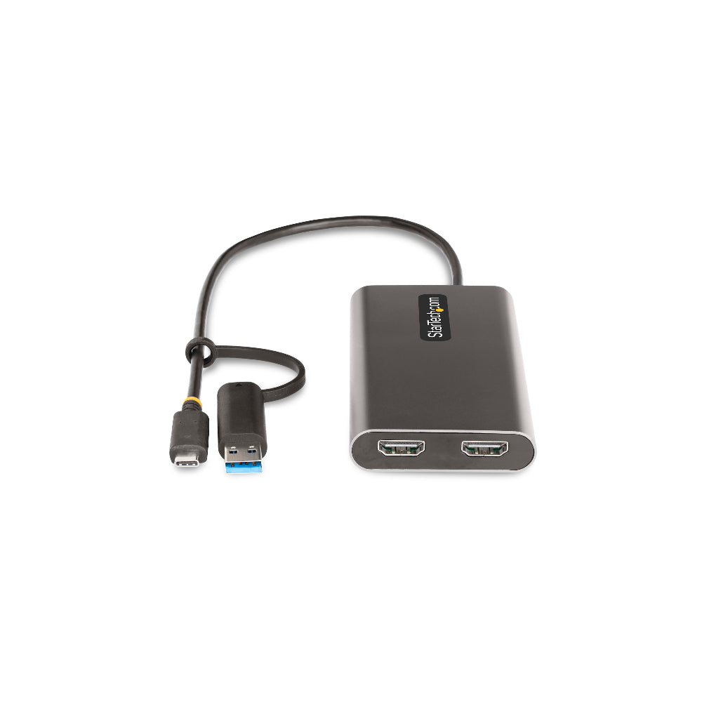 StarTech 109B-USBC-HDMI - USB-C/A till 2xHDMI 60Hz adapter
