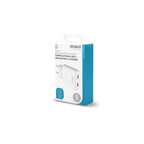 DELTACO USBC-AC200 USB-C väggladdare 45 W med dubbla USB-C Power Delivery