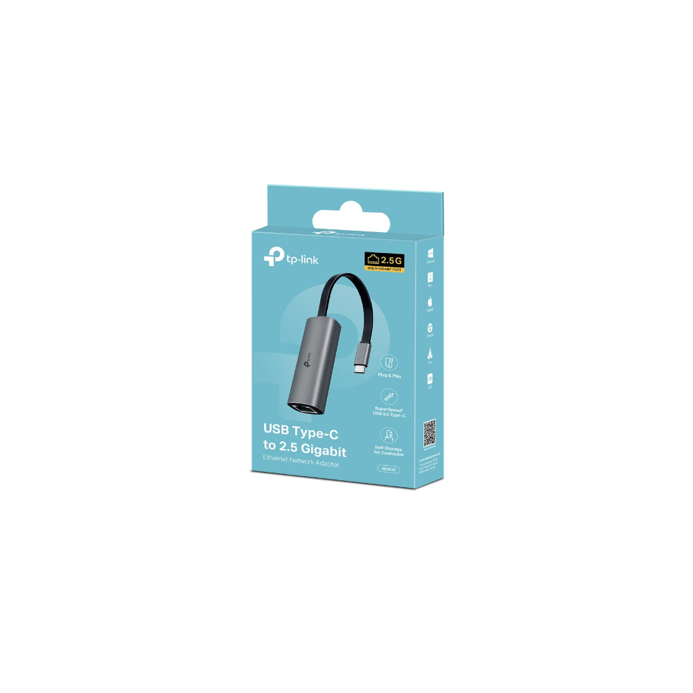 TP-Link UE302C USB Type-C to 2.5 Gigabit Ethernet Nätverk Adapter