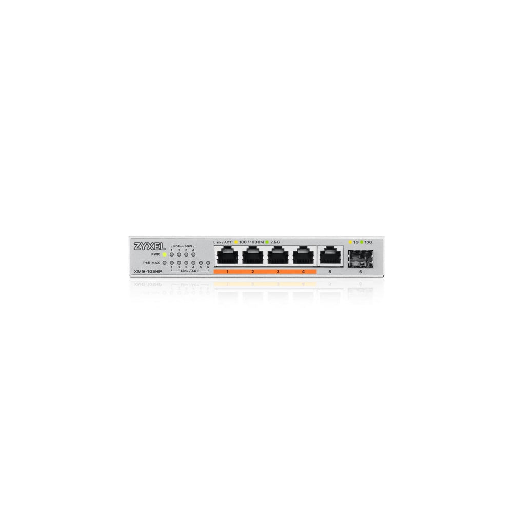 Zyxel XMG-105HP 5-Port 2.5 Gigabit PoE 70W Switch