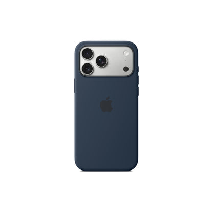 Apple iPhone 17 Pro Max Silicone Case med MagSafe Midnatt