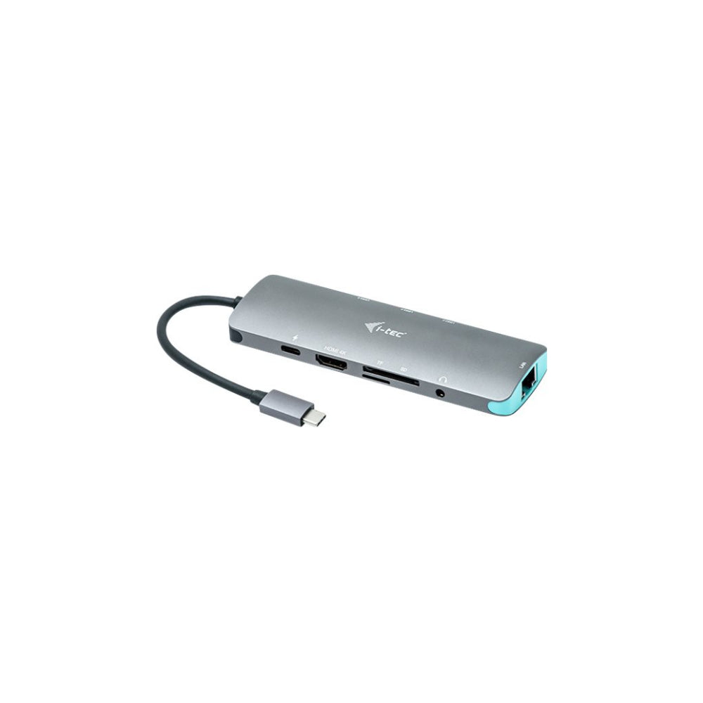 i-Tec USB-C Metal Nano Docking Station 4K HDMI LAN + Power Delivery